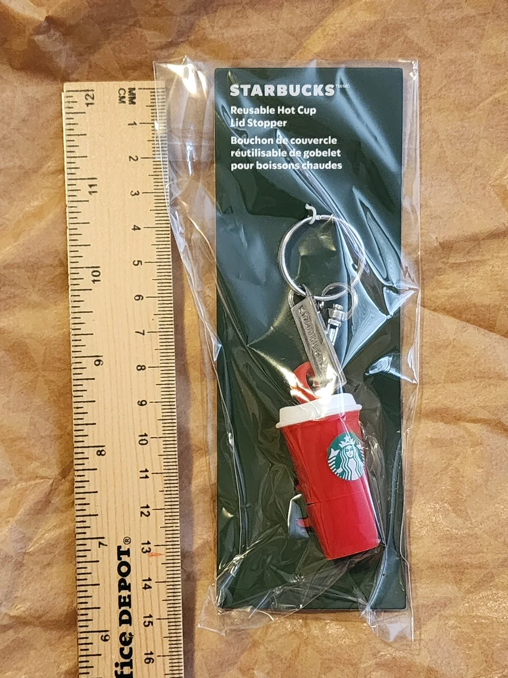Starbucks Mini Red Cup Keychain